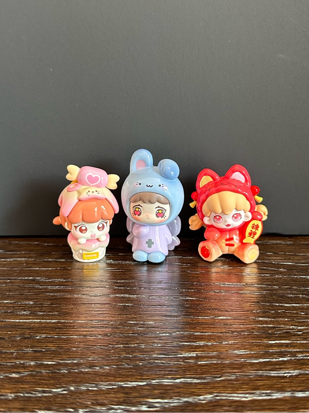 Set of 3 Cute mini beans (cat and bunny themed) 🩷🩵❤️
